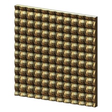 kabarcık desen panel 3d yazıcı modeli duvar 3dpanel oyma ızgara takı chocolat sac hamur işi artcam Pervaz alçı relif geometrik şekil Özet dimple kurabiye art 3d print model - Mito3D
