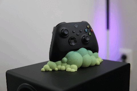 bubble stand xbox controller gamer holder decoration gaming 3d print model - Mito3D