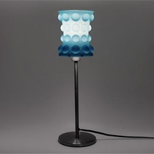 bubble table lamp hourglass home 3d print model - Mito3D