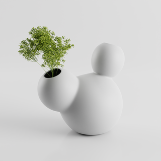 Blase Vase Dekor Zuhause Haus Innere Möbel organisch 3d drucken 3d print model - Mito3D
