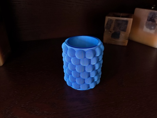 bolla vaso casa modalità fioriera blob 3d print model - Mito3D