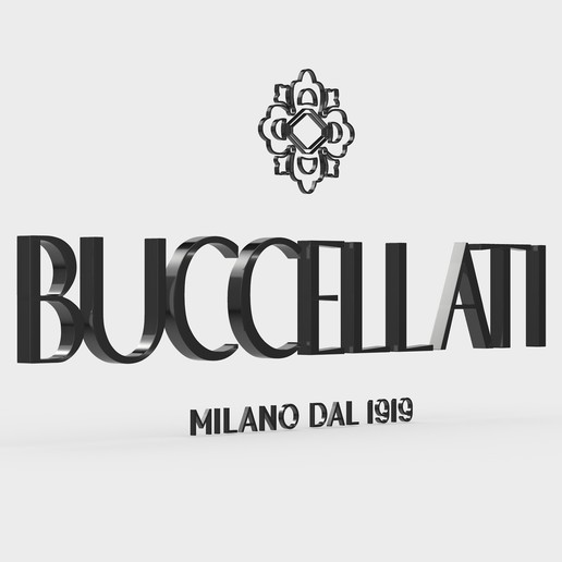 buccellati-logo Mode trend stilvoll moda - Zubehör Luxus symbol Modelle Stil emblem Charakter store shop Modell design Kleidung Marke boutique logo buccellati 3D print model - Mito3D