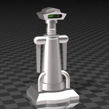 secchio Rogers robot gioco giocattolo 3d print model - Mito3D