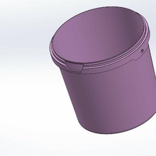 bucket 3d print model - Mito3D