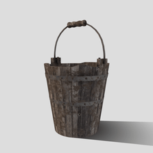 bucket prop game environment background farming farm asset medieval 3d print model - Mito3D