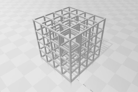 bucket ret 30cm x cube 4x4 3d print model - Mito3D