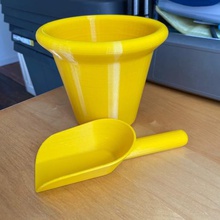 bucket shovel sandbox game 3d print model - Mito3D