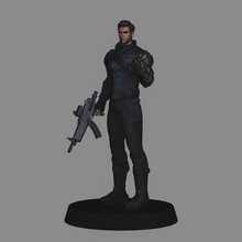 bucky barnes - falcon wintersoldier 3d print marvel and the winter soldier cinematic universe 3d print model - Mito3D