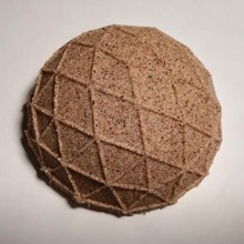 bucky coppa buckycup triangolato fullerene c60 sfera geodetica art matematica arte 3d print model - Mito3D