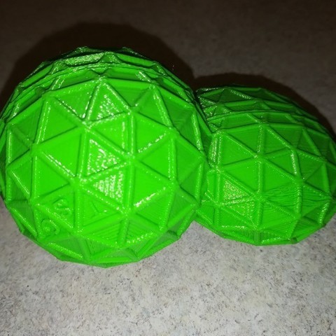 bucky d'arachide turtleboat art les mathématiques de l'art 3D print model - Mito3D