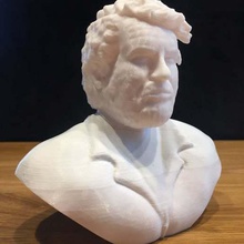 bud spencer busto supporto taglio filapin nessun scultura sculture 3d print model - Mito3D
