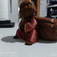 buda bébé Bouddha pot fleur 3d print model - Mito3D
