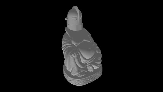 buda cintreuse Bouddha art animaux Renard Jeu film nintendo simpsons futurama séries jouet 3d print model - Mito3D