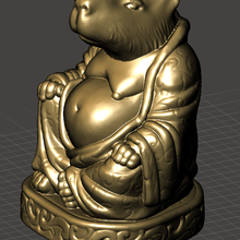 buda Wasserschwein Capybara Buddha Argentinien Statue Argento 3d print model - Mito3D