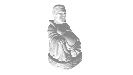buda tchad Bouddha art animaux Renard Jeu film séries jouet crâne 3d print model - Mito3D