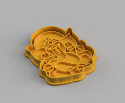 buda galleta cortador hogar casa corte cokie 3d print model - Mito3D