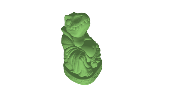 buda dinosaure Bouddha art animaux Renard Jeu film séries jouet buste 3d print model - Mito3D