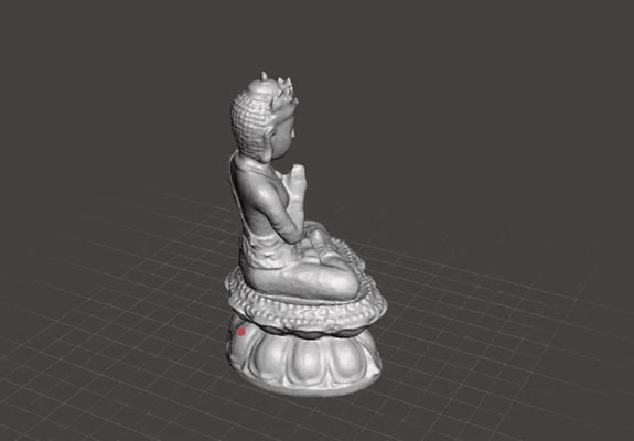 buda índio digitalização decoraci n decorativo escultura objeto 3d print model - Mito3D