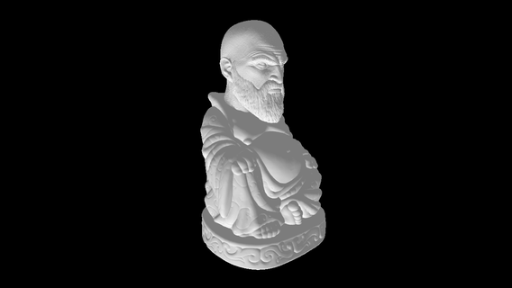 buda Kratos Buda arte animais Raposa jogos filme Series brinquedo Deus guerra gow Atreus 3d print model - Mito3D