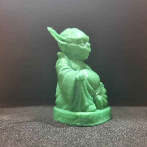 buda yoda étoile guerres geek Bouddha 3D print model - Mito3D