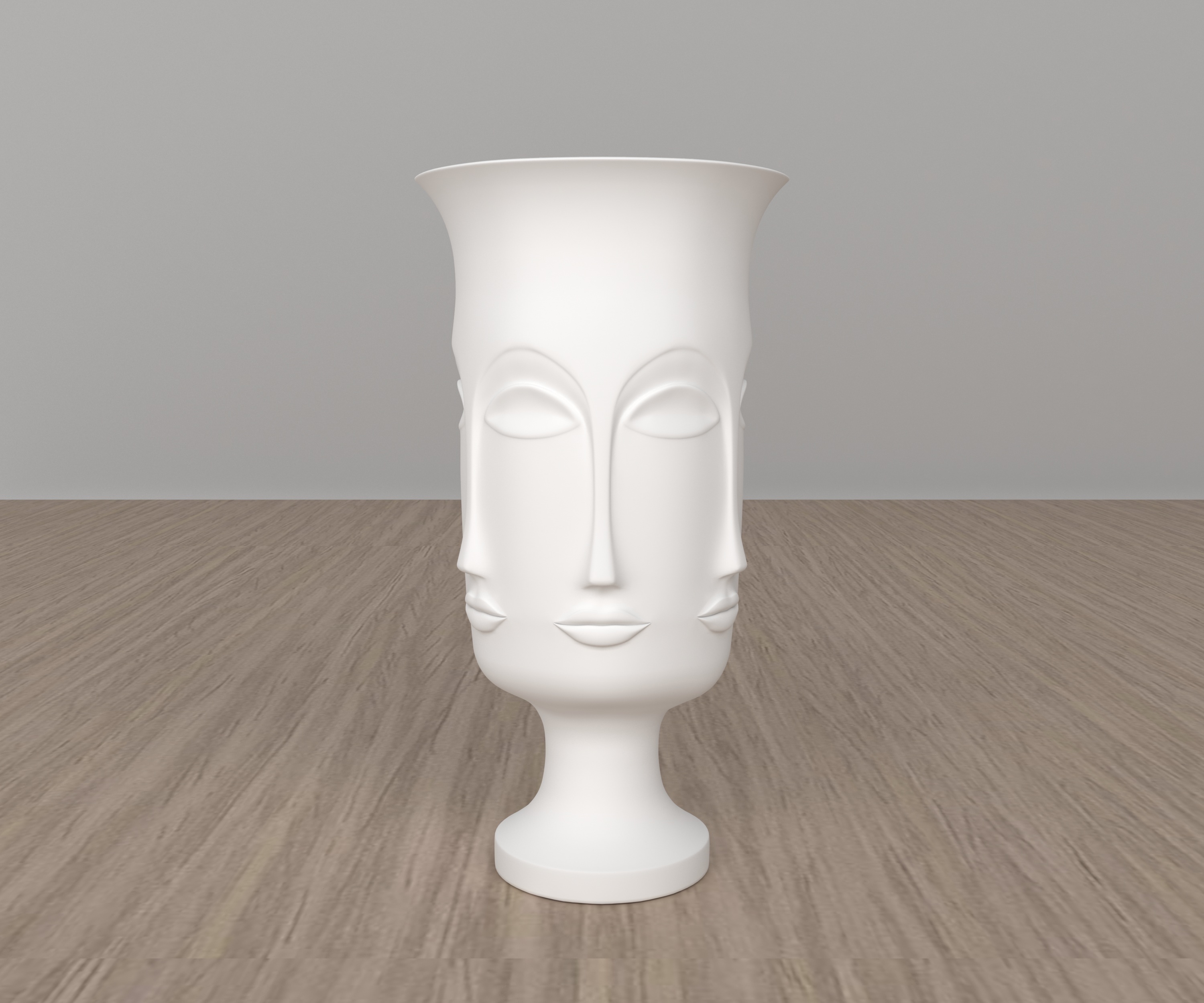 buddha face florero herramienta Buda cara hogar casa maceta 3D print model - Mito3D