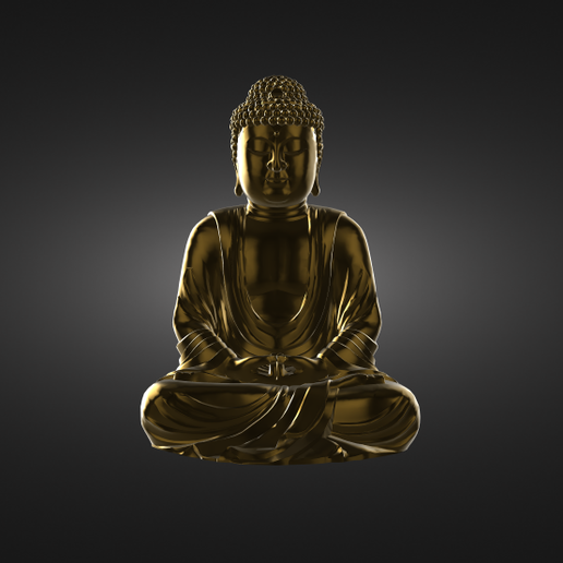Bouddha 3D print model - Mito3D
