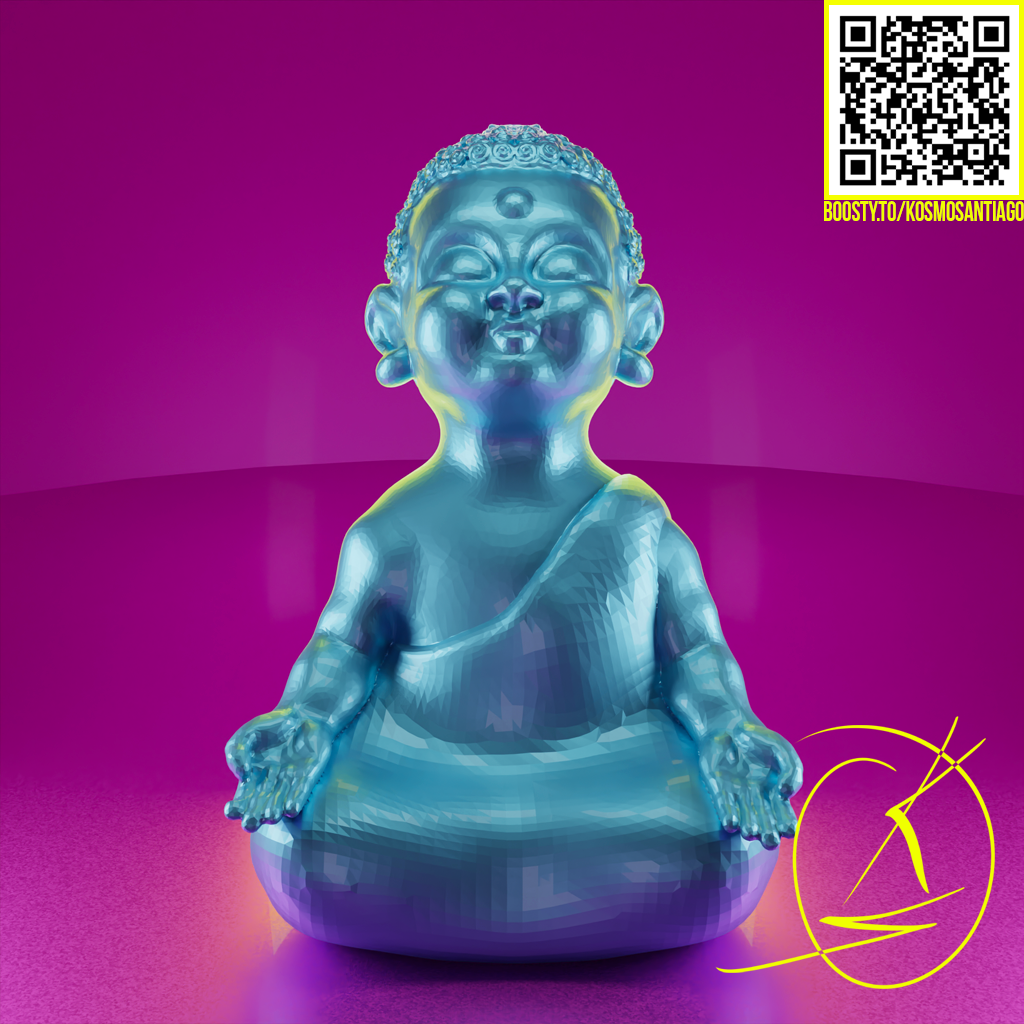 Buda budda budismo relaxar esculturas 3D print model - Mito3D