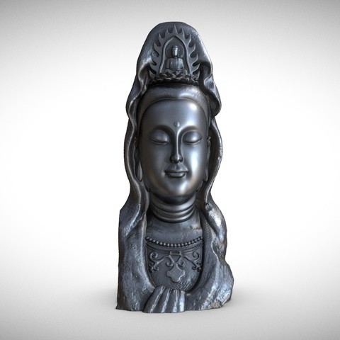 buddha art religion statue silence sensation 3D print model - Mito3D