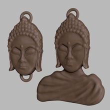 Buddha Reize Schmuck Halskette Charme Zen Meditation Kunst Spiritualität Religion Halsketten 3d print model - Mito3D