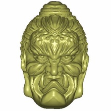 bouddha tête de démon 2 art sculture 3d print model - Mito3D