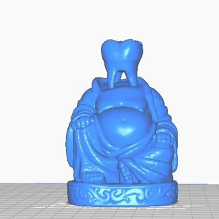 buddha dentistry dental tooth sculptures 3d print model - Mito3D