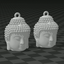 buddha earrings various pending 3d print model - Mito3D