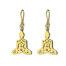 buddha earrings jewelry necklace god pendant bracelet charm 3d print model - Mito3D