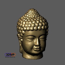 buddha head 3d scan art 123d 123dcatch catch bust sculpture statue scans replicas 3d print model - Mito3D