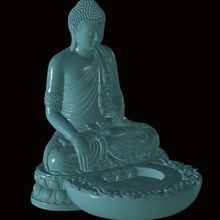 Buddha incienso Asien Sammlung 3d print model - Mito3D