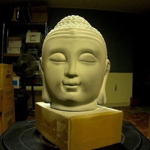 bouddha insense brûleur de numérisation art makerbotdigitizer 3d print model - Mito3D