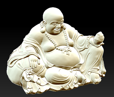 Bouddha Maitreya 3d impression modèle tête bodhisattva Dieu déité Oriental soulagement statue sculpture pendentif décoration ornement Collier asiatique art sculptures 3d print model - Mito3D