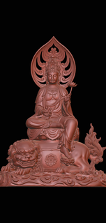 Buda miao ji yang 2 dekor Sanat Zen 3d print model - Mito3D