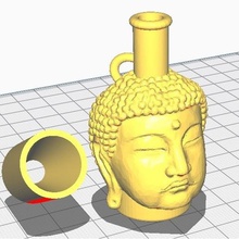 Buda boquilla Budda shisha bong fumar 3d print model - Mito3D