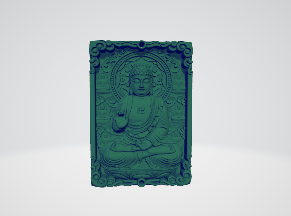 buddha pendant jewelry beacelets 3D print model - Mito3D