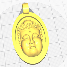 buddha ciondolo gioielli boudha budhha zen 3d print model - Mito3D
