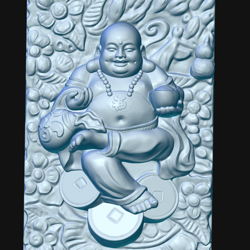 Bouddha phat di lac 3D print model - Mito3D