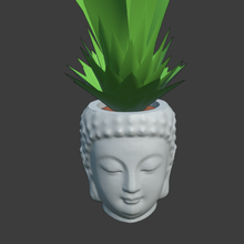 Buda Panela vaso flores 3d print model - Mito3D