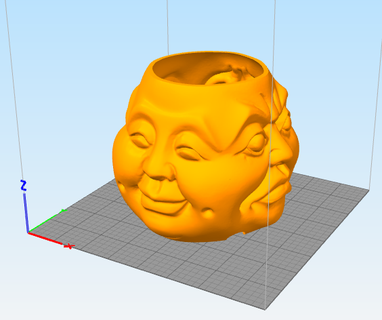 buddha pot Home buddha pot flower plant pot  3d print model - Mito3D