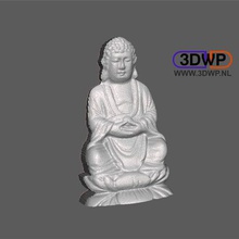 buddha relief home bas lithopane lithophane raised decor 3d print model - Mito3D