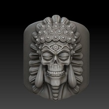 bouddha crâne anneau l'anneau budha namaste 3d print model - Mito3D