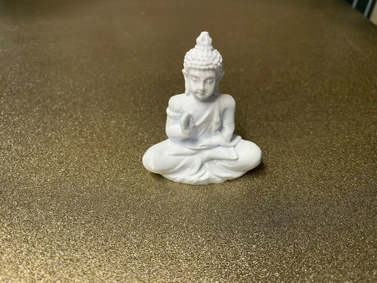 bouddha statuette statue décoration figurine 3d print model - Mito3D