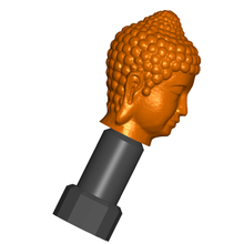 buddha tire valve stem cap - automotive schrader 3d print model - Mito3D