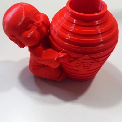 buddhas decorativo budas presentes fácil impressão masetas lápis suporte 3D print model - Mito3D