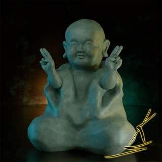 bouddhiste décor 3d print model - Mito3D